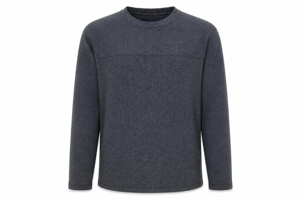 Mens UK Size M Atlantic Bay Grey Pullover Jumper