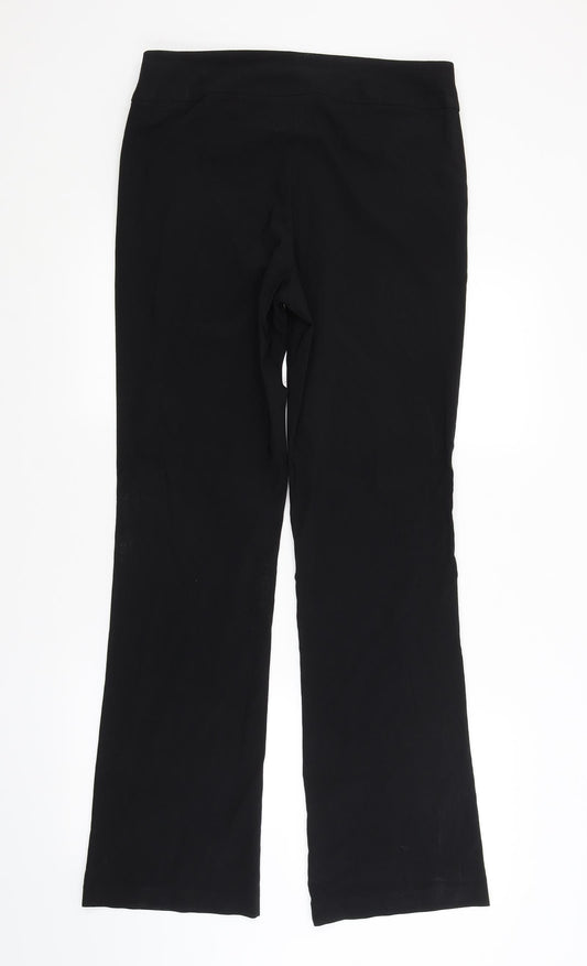 Contempo Womens Black   Trousers  Size 14 L31 in