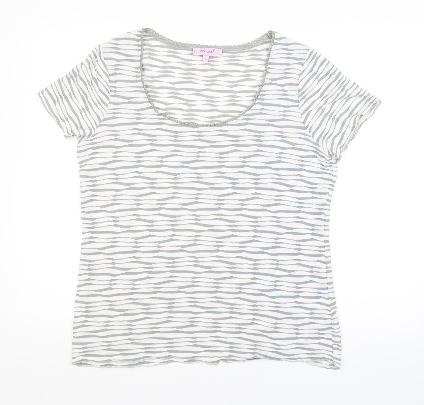 Womens UK Size 16 Per Una Multicoloured Basic Blouse