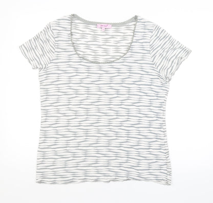 Womens UK Size 16 Per Una Multicoloured Basic Blouse