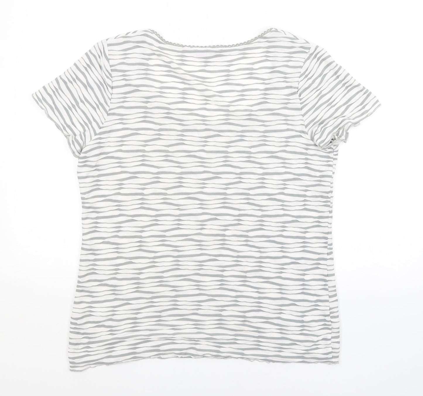 Womens UK Size 16 Per Una Multicoloured Basic Blouse