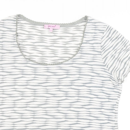 Womens UK Size 16 Per Una Multicoloured Basic Blouse