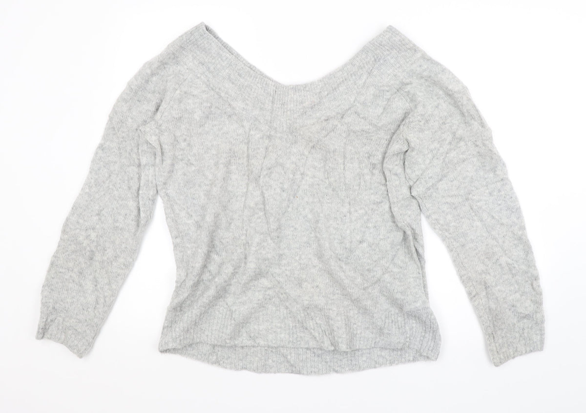 Womens UK Size M H&M Grey Pullover Jumper