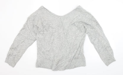 Womens UK Size M H&M Grey Pullover Jumper