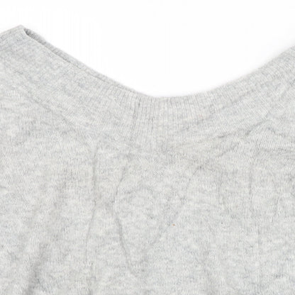 Womens UK Size M H&M Grey Pullover Jumper