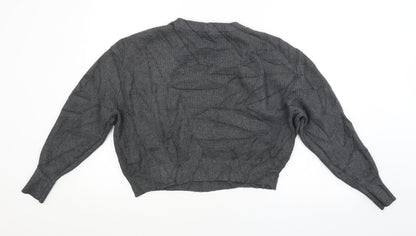 Womens UK Size S Zara Grey Pullover Jumper