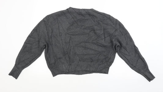 Womens UK Size S Zara Grey Pullover Jumper