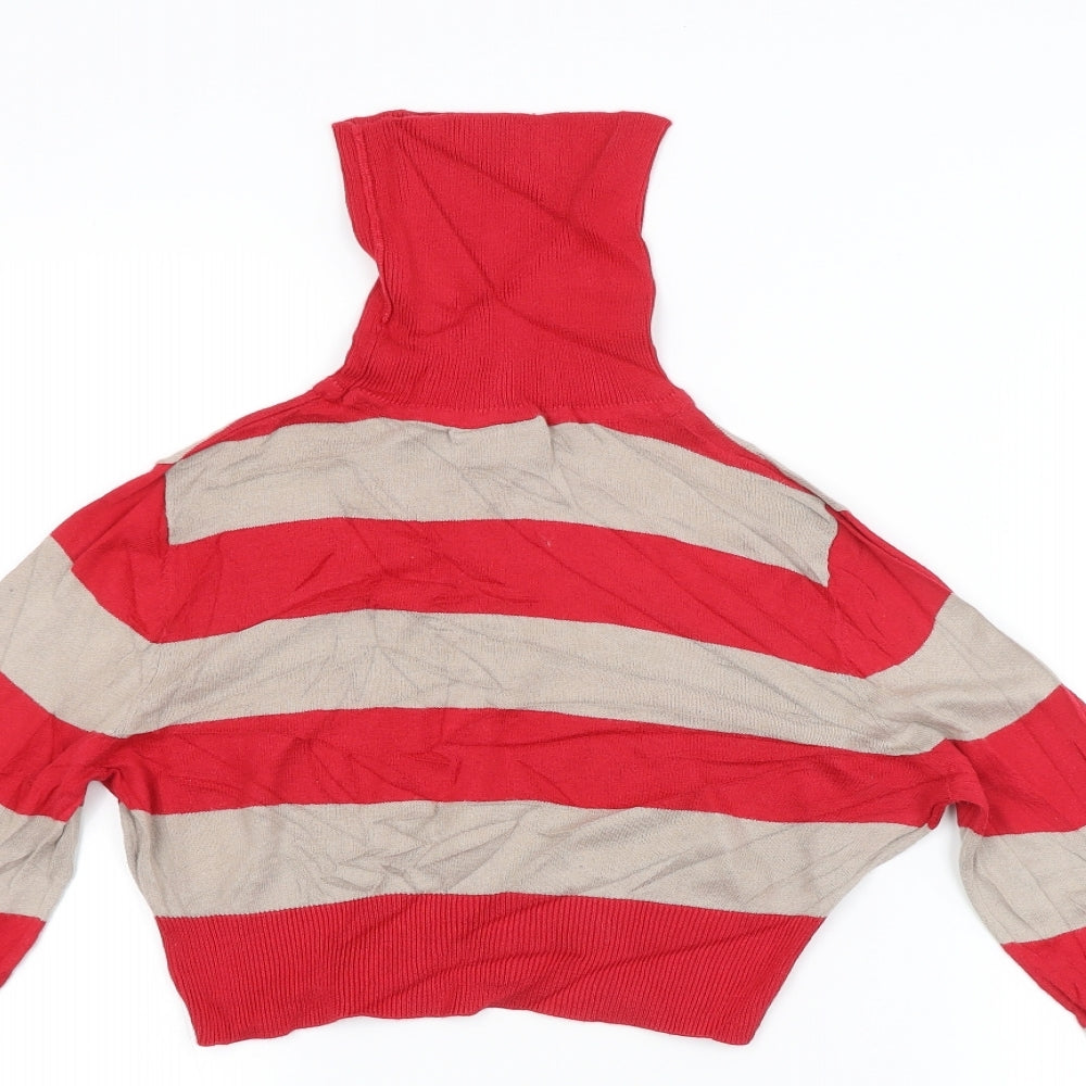 Womens UK Size 10 Miss Selfridge Red Pullover Jumper