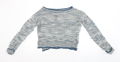 Womens UK Size 12 Atmosphere Blue Pullover Jumper