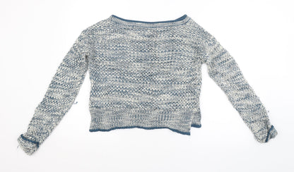Womens UK Size 12 Atmosphere Blue Pullover Jumper