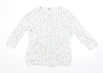 Womens UK Size 12 M&S Brown Pullover Jumper