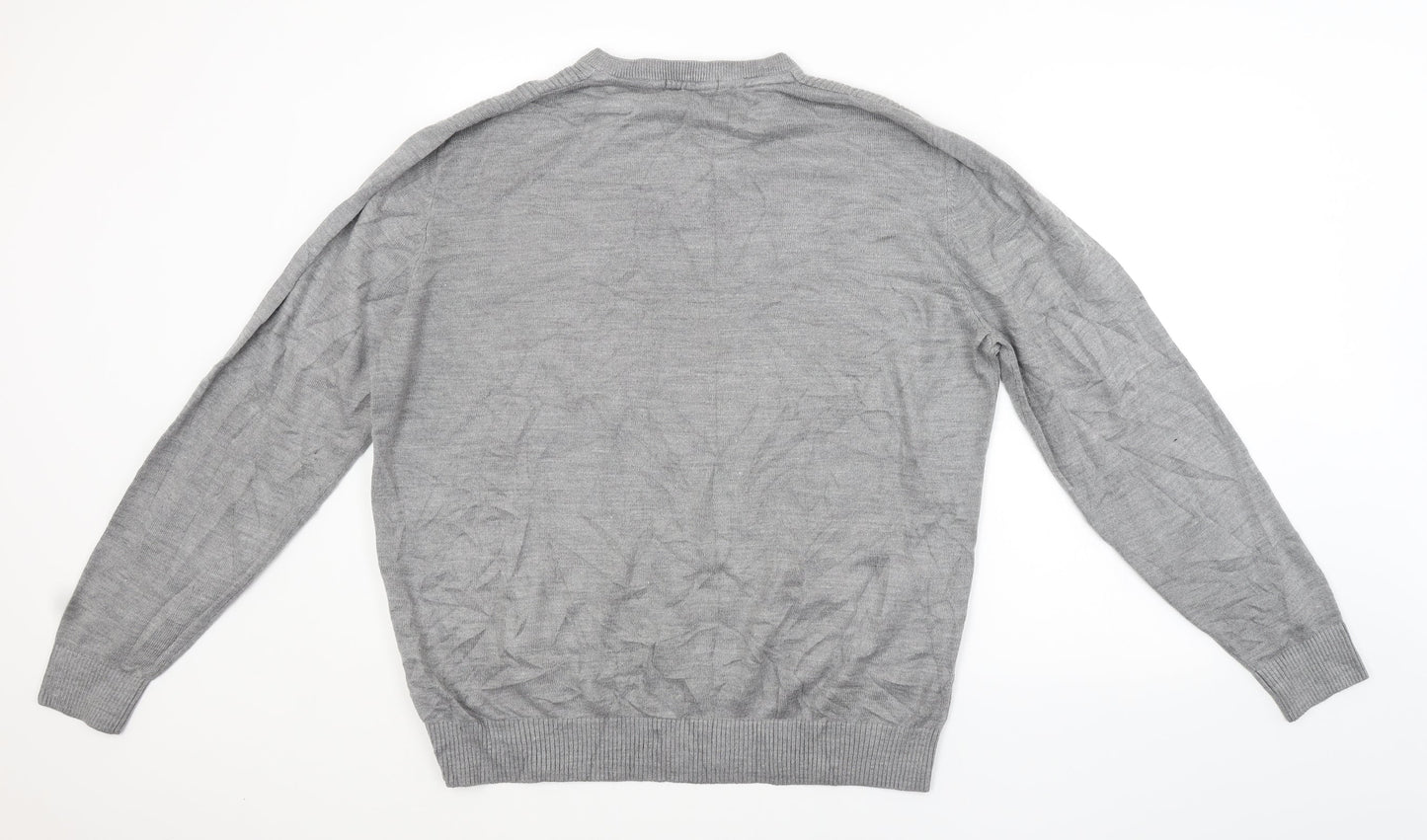 George Mens Grey   Pullover Jumper Size XL