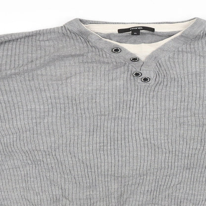 George Mens Grey   Pullover Jumper Size XL