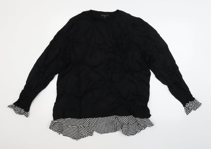 F&F Womens Black   Pullover Jumper Size 12