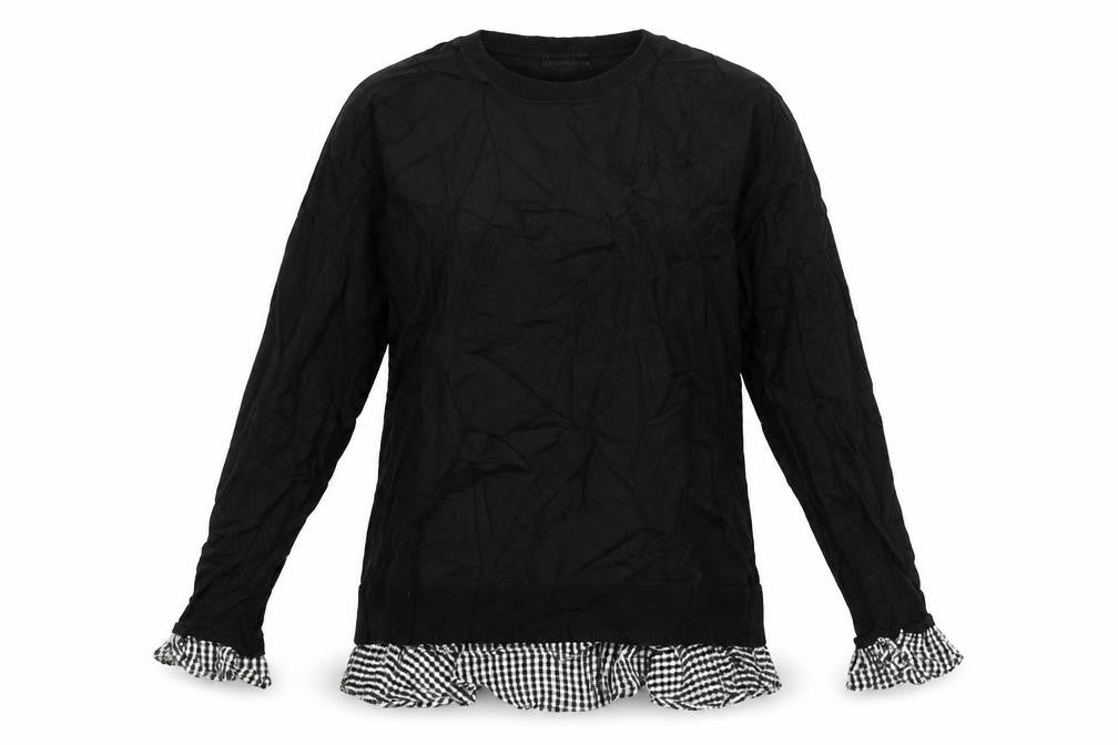 Womens UK Size 12 F&F Black Pullover Jumper