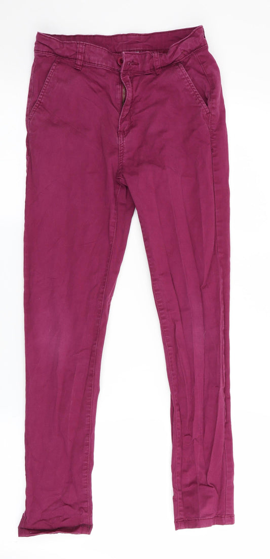 Marks and Spencer Mens Purple   Skinny Jeans Size 26 in L26 in