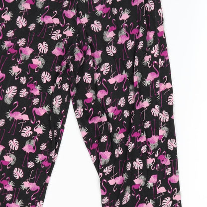 George Girls Pink Animal Print   Pyjama Pants Size 4-5 Years  - Flamingo Graphic
