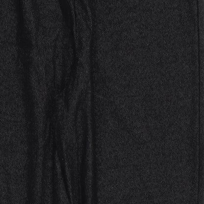 Select Womens Black   Cropped Trousers Size M L25 in - Side Zip