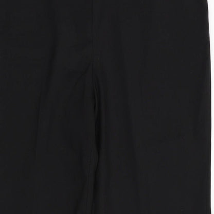Basics Womens Black   Trousers  Size 14 L30 in