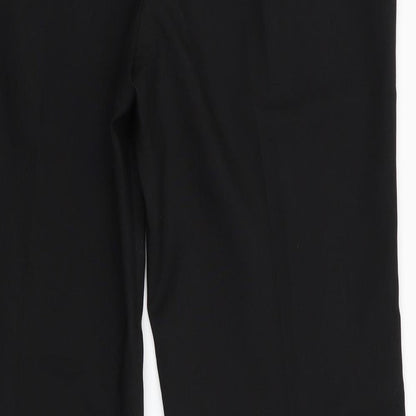 Basics Womens Black   Trousers  Size 14 L30 in