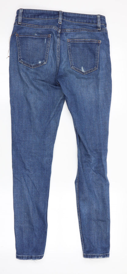 Mens UK Size 26 in Topshop Slim Fit Straight Blue Jeans