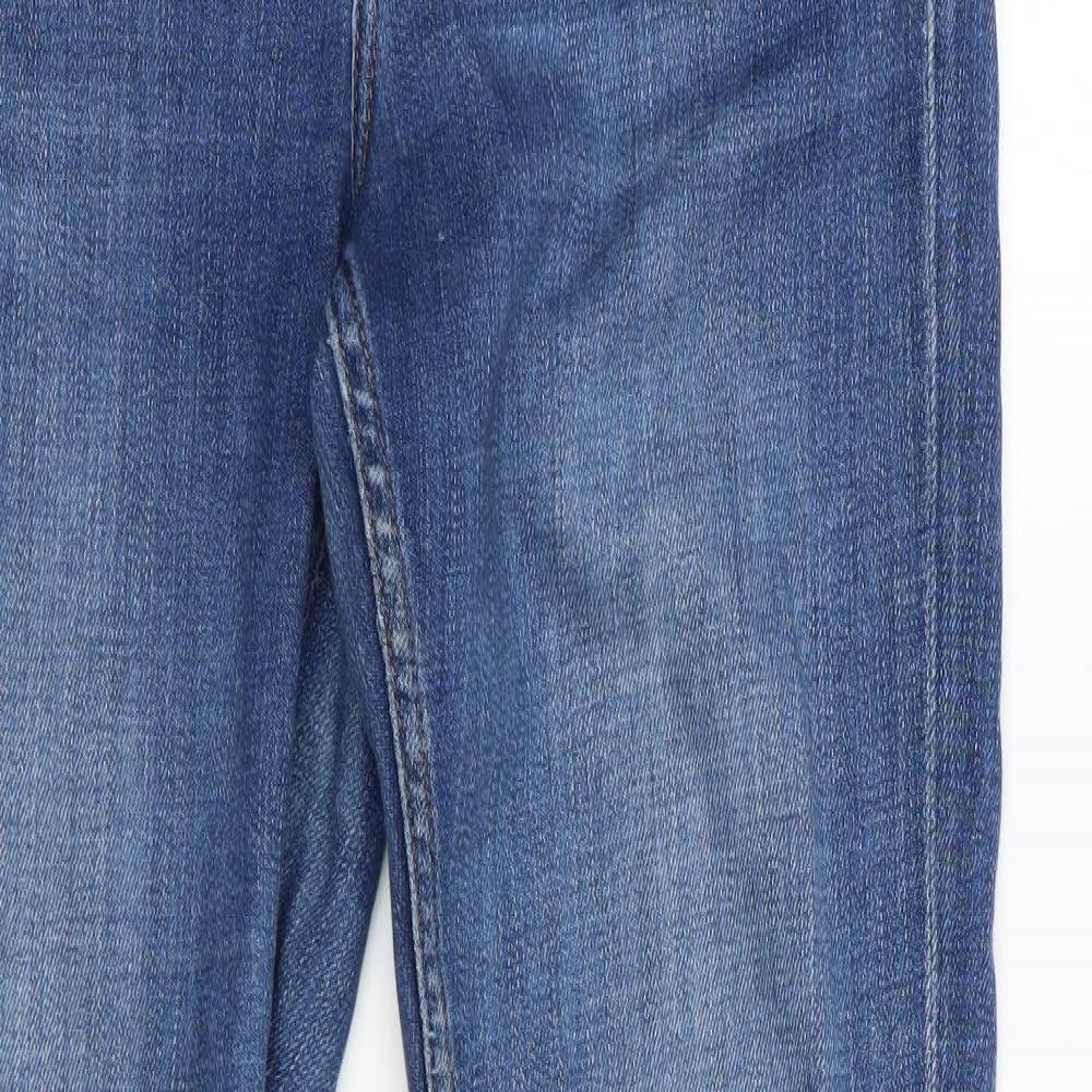 Mens UK Size 26 in Topshop Slim Fit Straight Blue Jeans