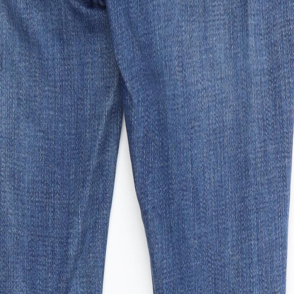 Mens UK Size 26 in Topshop Slim Fit Straight Blue Jeans