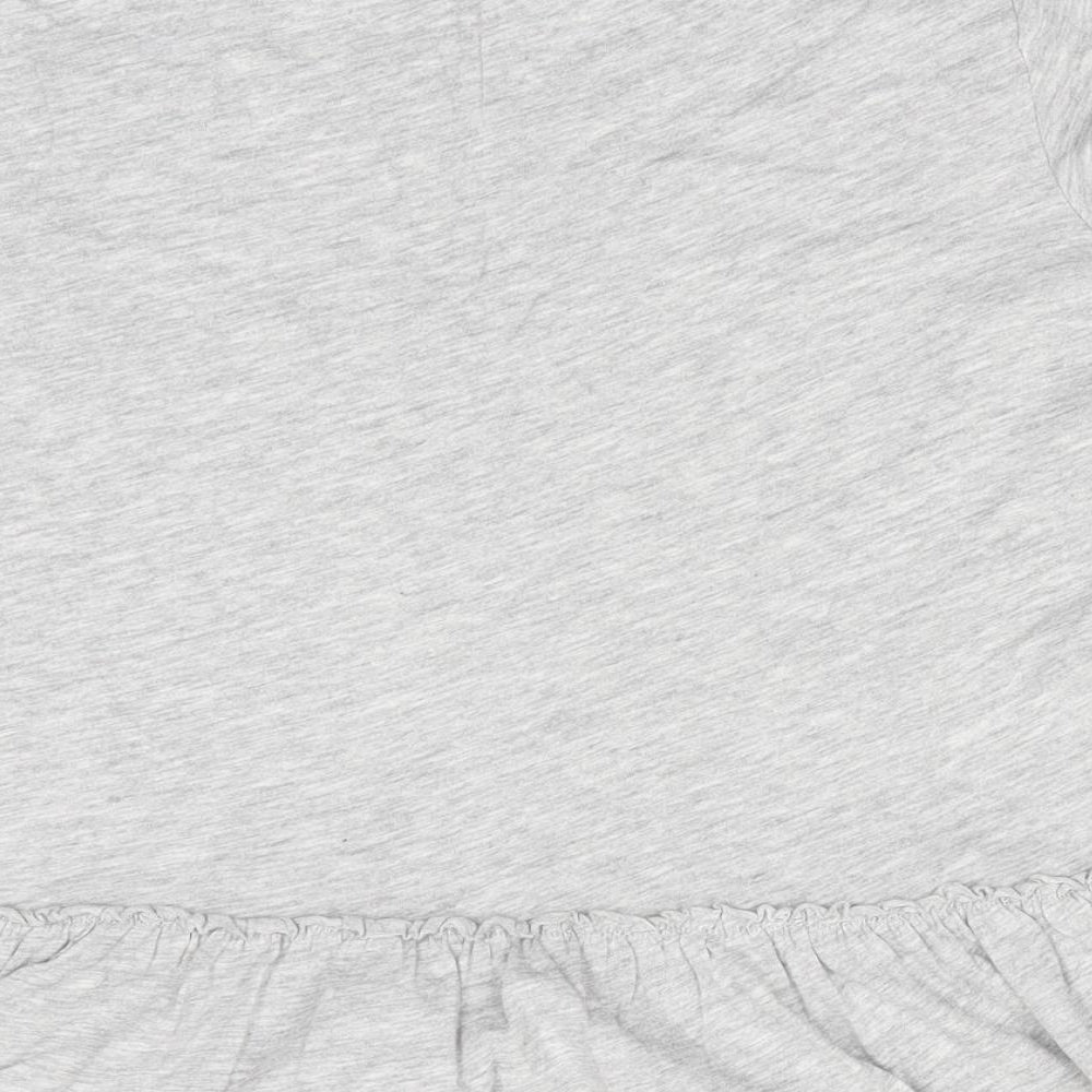 H&M Girls Grey   Basic T-Shirt Size 9-10 Years