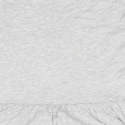 H&M Girls Grey   Basic T-Shirt Size 9-10 Years