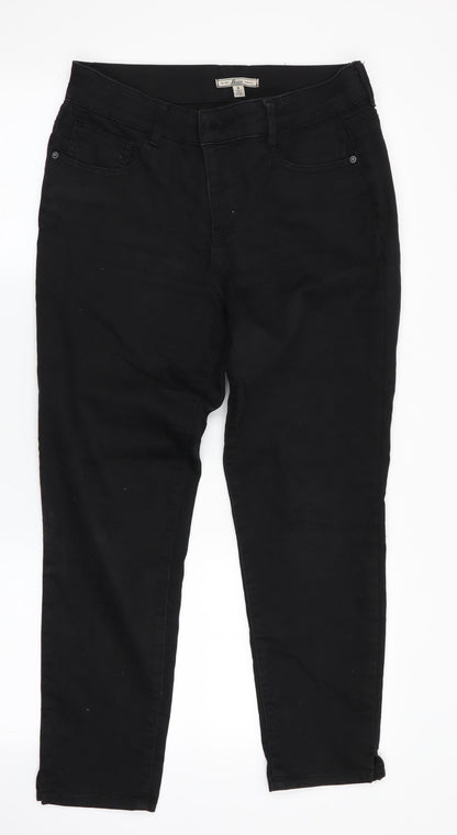 Bass Womens Black   Straight Jeans Size 8 L27 in