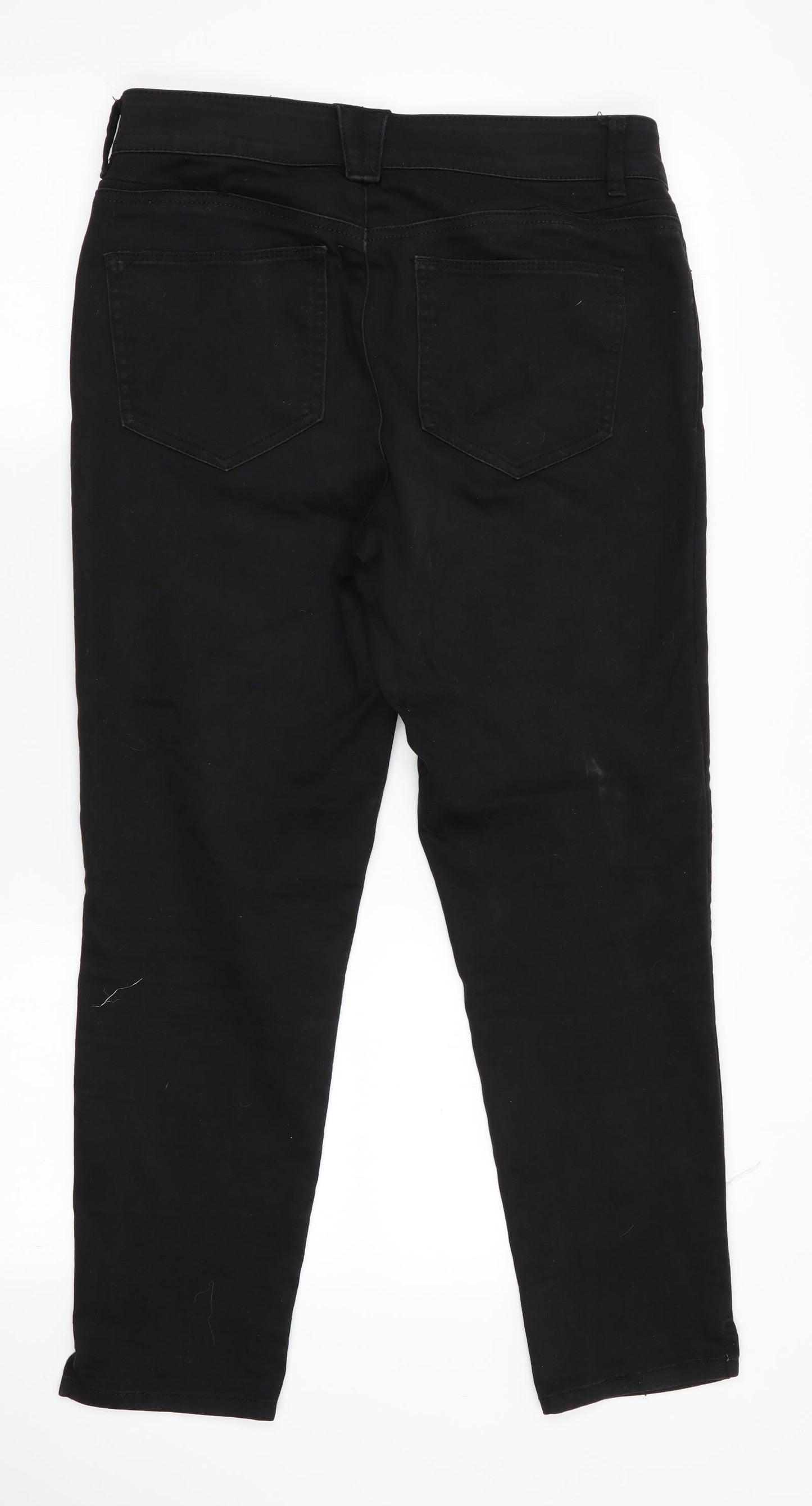 Bass Womens Black   Straight Jeans Size 8 L27 in