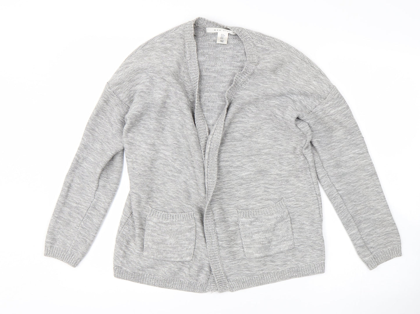 Womens UK Size M Max Studio Grey Cardigan Jumper