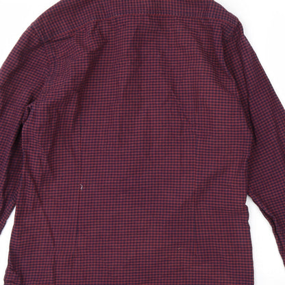 Mens UK Size S Burton Multicoloured  Button-Up Long Sleeve Casual Shirt