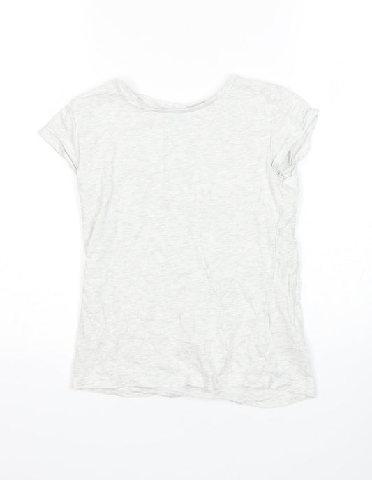 H&M Girls Grey   Basic T-Shirt Size 9-10 Years