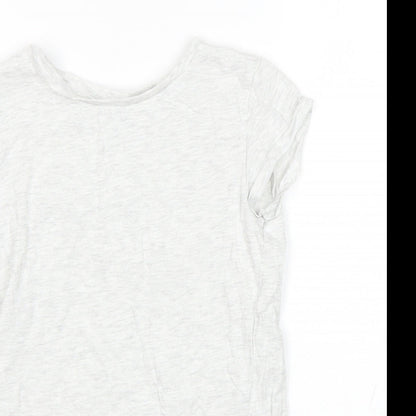 H&M Girls Grey   Basic T-Shirt Size 9-10 Years