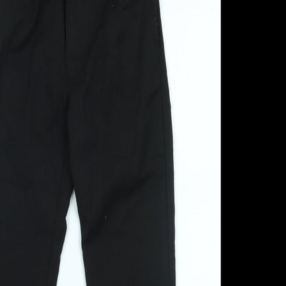 F&F Boys Black   Chino Trousers Size 5-6 Years