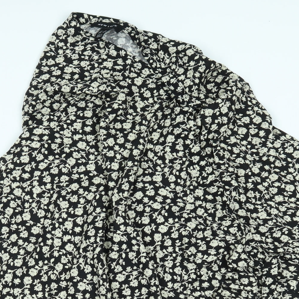 Womens UK Size 16 New Look Black Cape Jumper