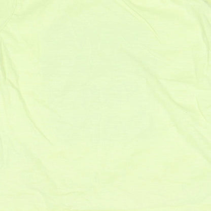 Primark Boys Yellow   Basic T-Shirt Size 6-7 Years  - surf