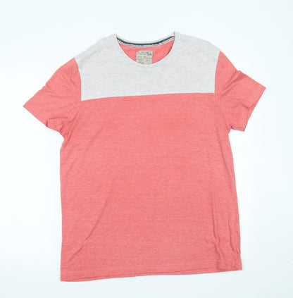 Mens UK Size L burton menswear Pink  T-Shirt