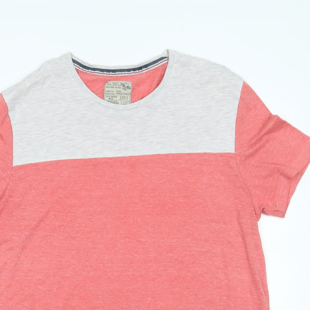 Mens UK Size L burton menswear Pink  T-Shirt