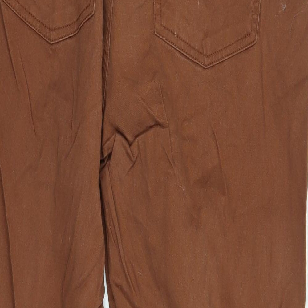 Womens UK Size 18 Preworn Regular Fit  Brown Trousers