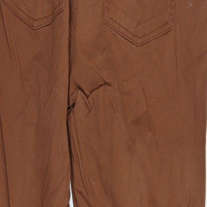 Womens UK Size 18 Preworn Regular Fit  Brown Trousers