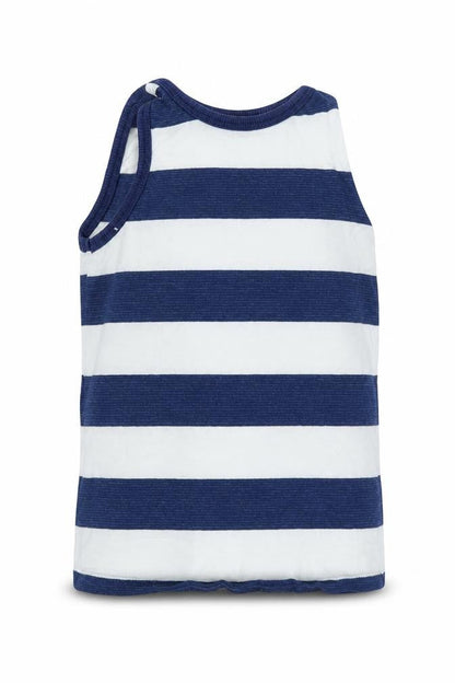 George Boys Blue Striped  Basic Tank Size 2-3 Years