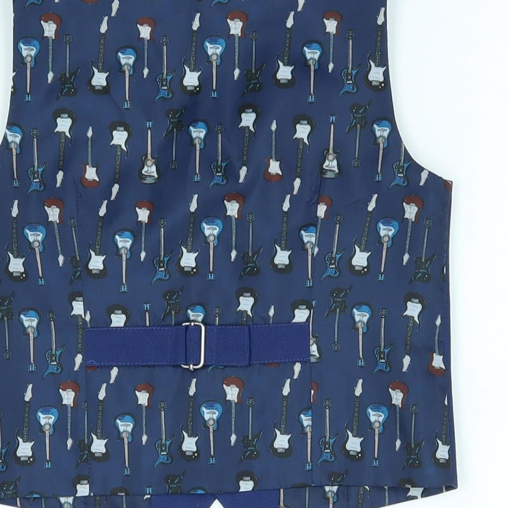 NEXT Boys Blue   Jacket Waistcoat Size 2-3 Years  -