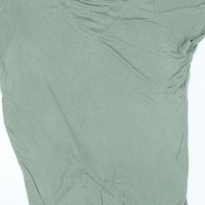 Womens UK Size 12 Atmosphere Green Basic T-Shirt