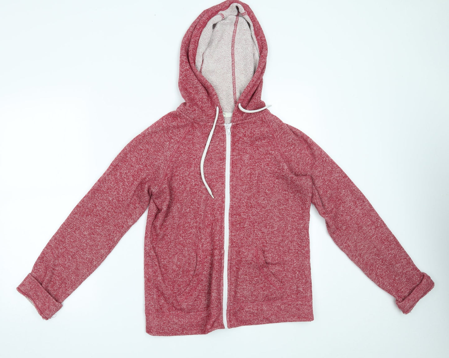 Brave Soul Womens Red   Full Zip Hoodie Size S