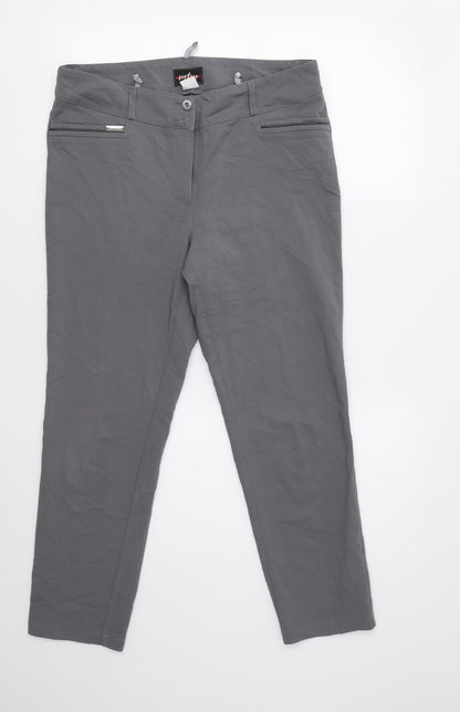 MTM Womens Grey   Trousers  Size 12 L26 in