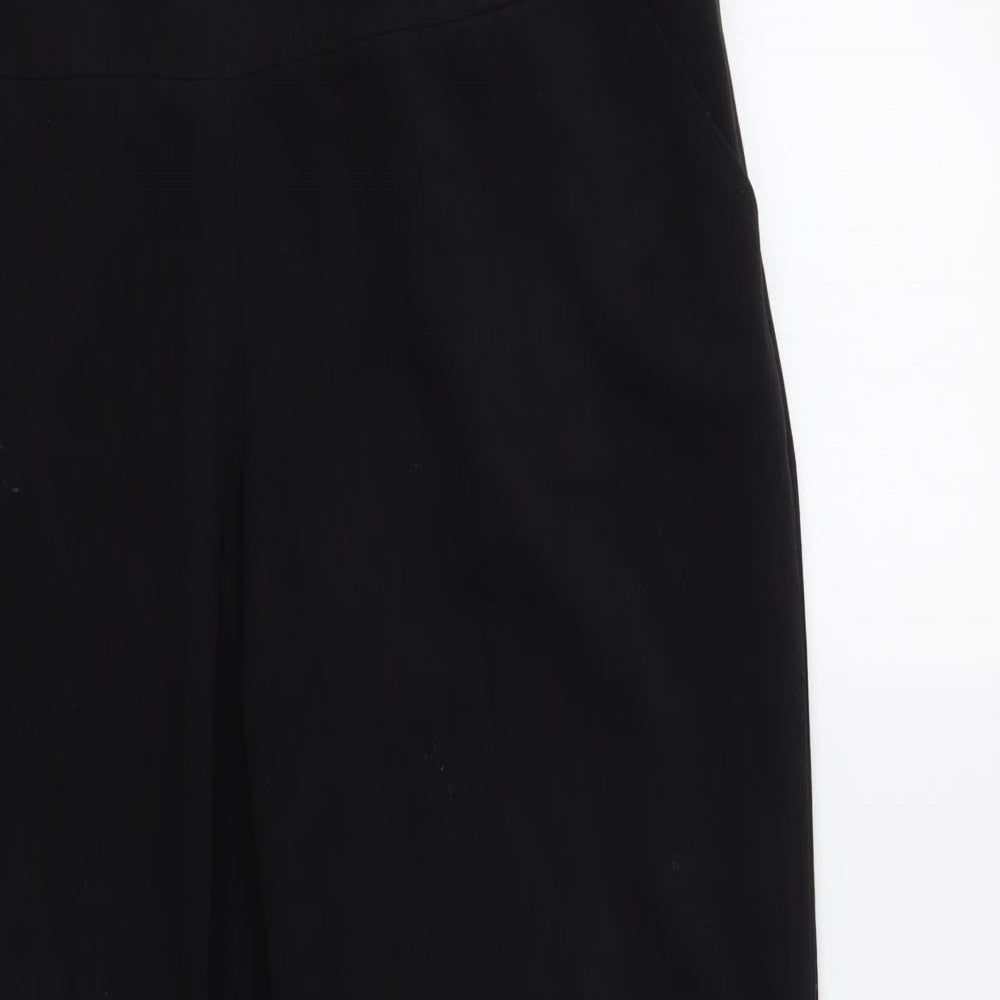 Womens UK Size 16 Dorothy Perkins Regular Fit Dress Pants Black Trousers