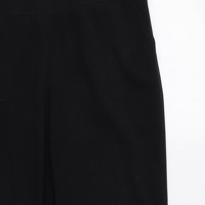 Womens UK Size 16 Dorothy Perkins Regular Fit Dress Pants Black Trousers