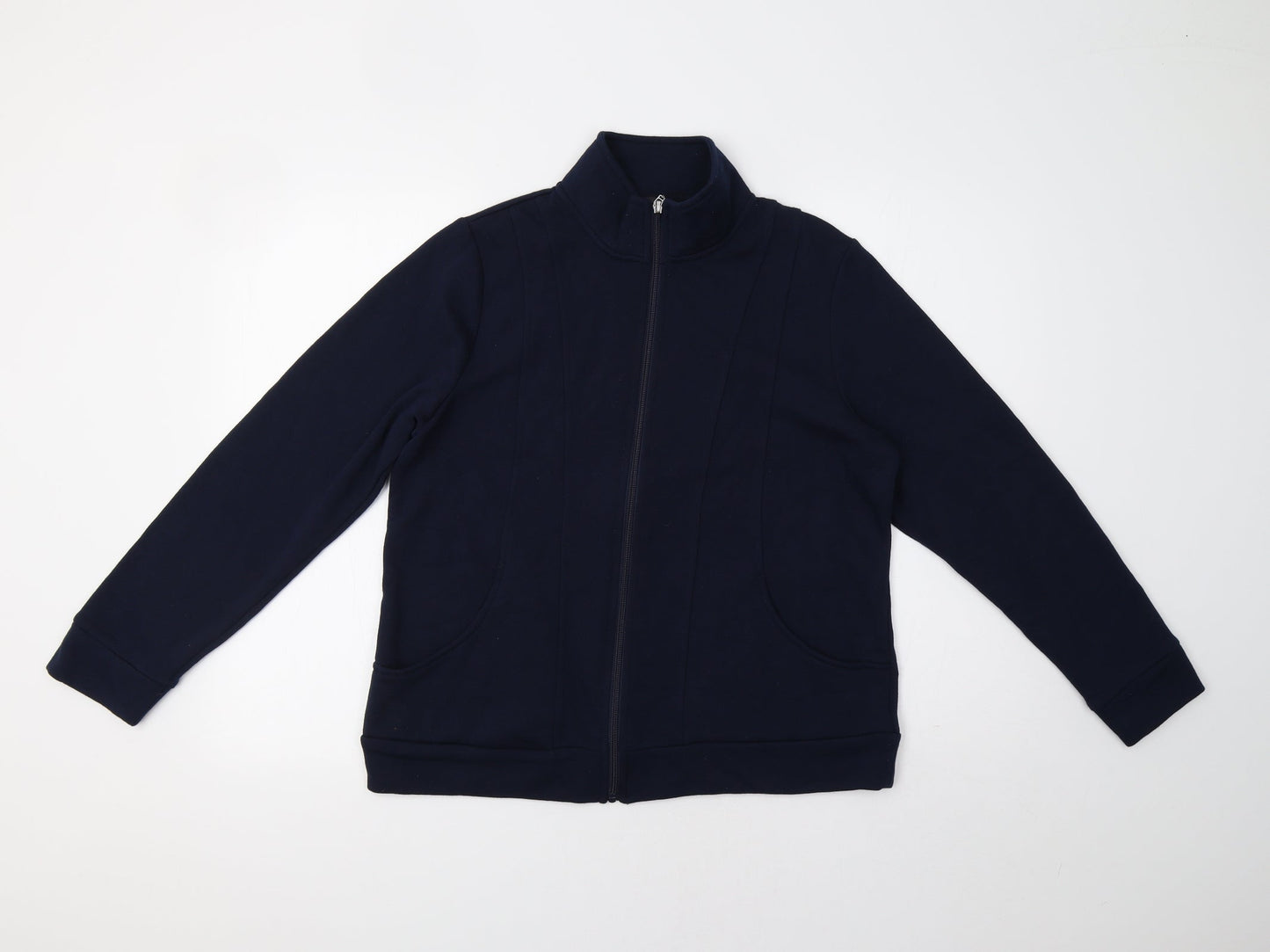 Bonmarché Womens Blue   Full Zip Sweatshirt Size S